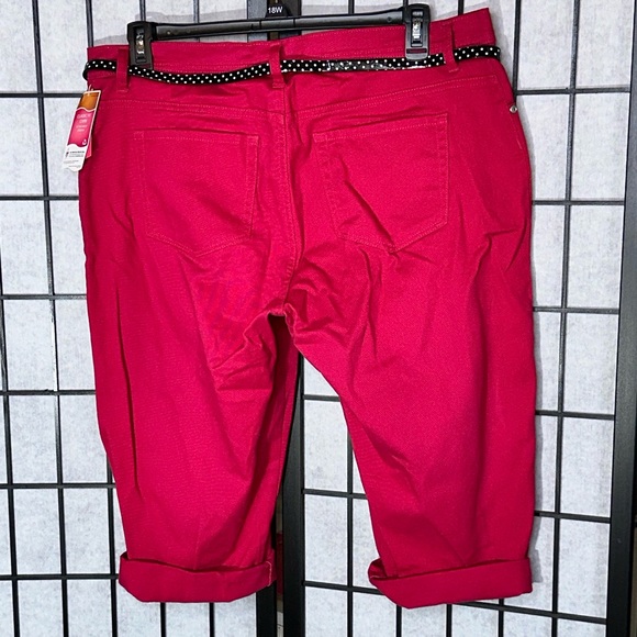 NWT Lee classic fit crop pink jeans 16 slimming - Picture 5 of 8